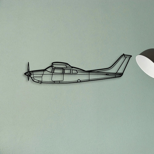 170B 9 Classic Aircraft Silhouette Metal Wall Art - Tinvibe