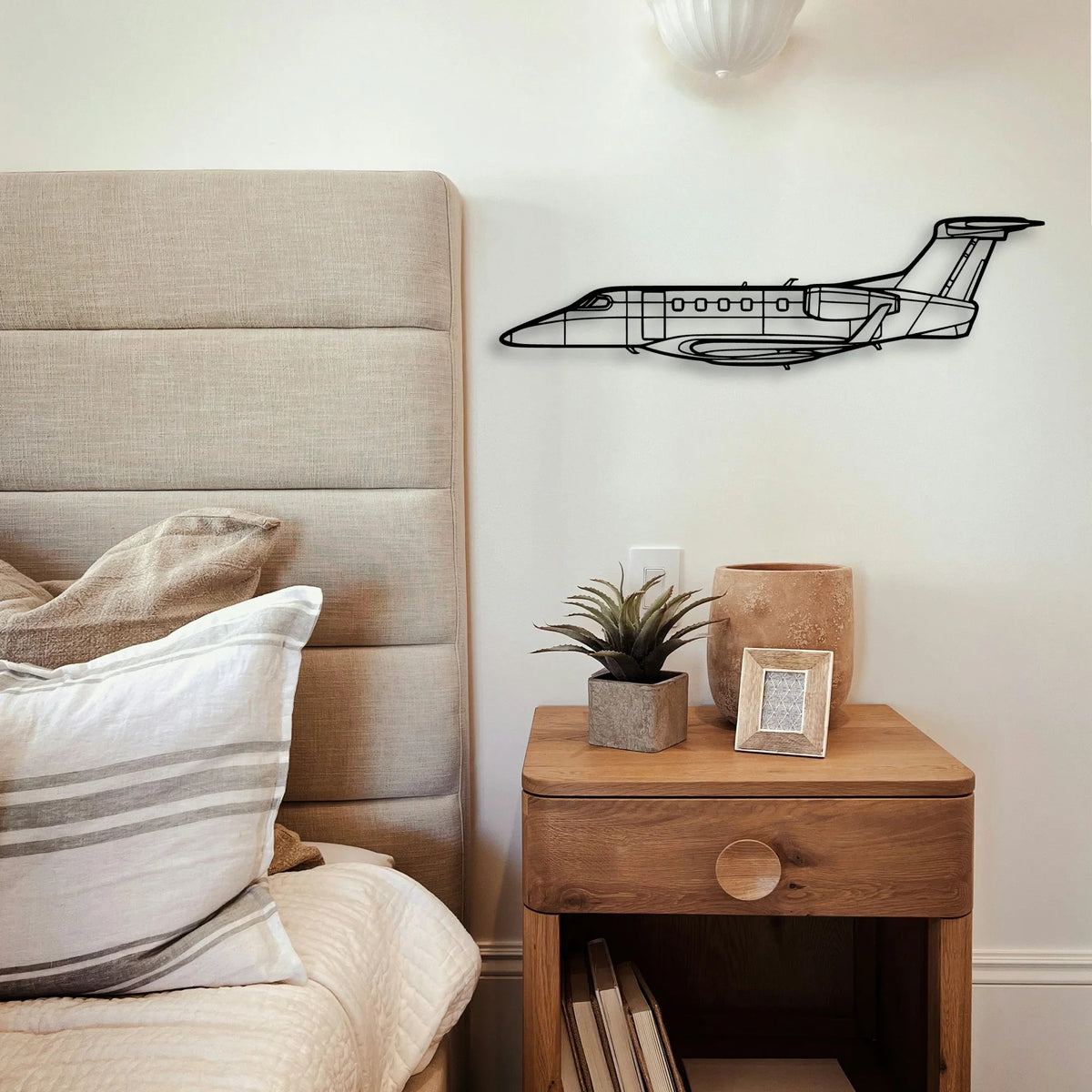 170B Float Classic Aircraft Silhouette Metal Wall Art - Tinvibe