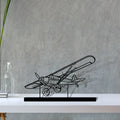 180-skywagon Silhouette Metal Art Stand - Tinvibe