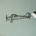 1947 108 2 Classic Aircraft Silhouette Metal Wall Art - Tinvibe