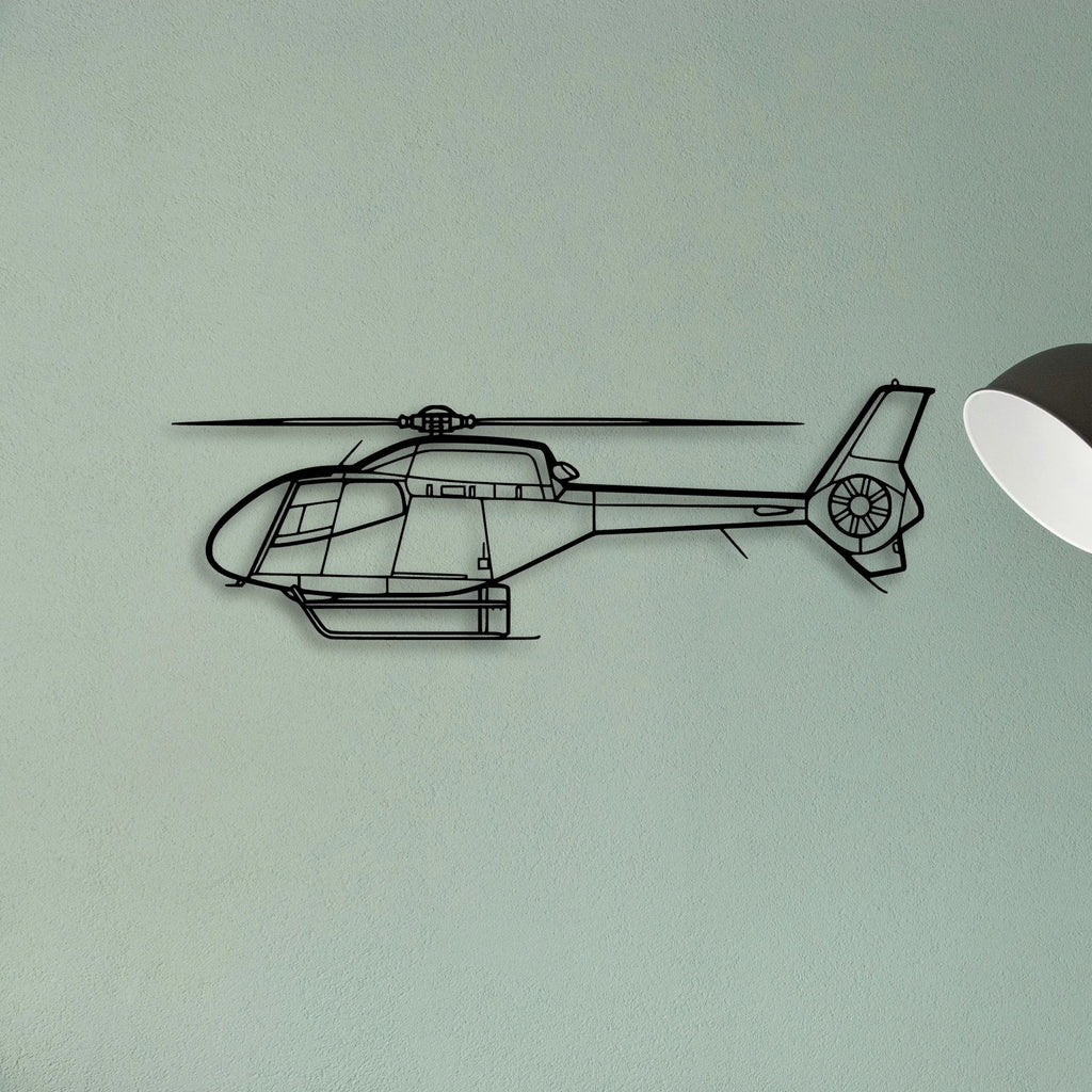 201 Standard Libelle 3 Classic Aircraft Silhouette Metal Wall Art - Tinvibe