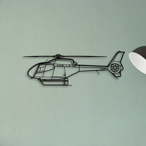 201 Standard Libelle 3 Classic Aircraft Silhouette Metal Wall Art - Tinvibe