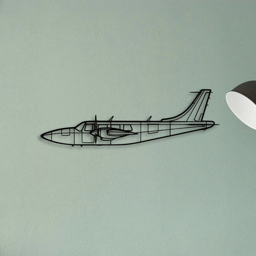 201 Standard Libelle 4 Classic Aircraft Silhouette Metal Wall Art - Tinvibe