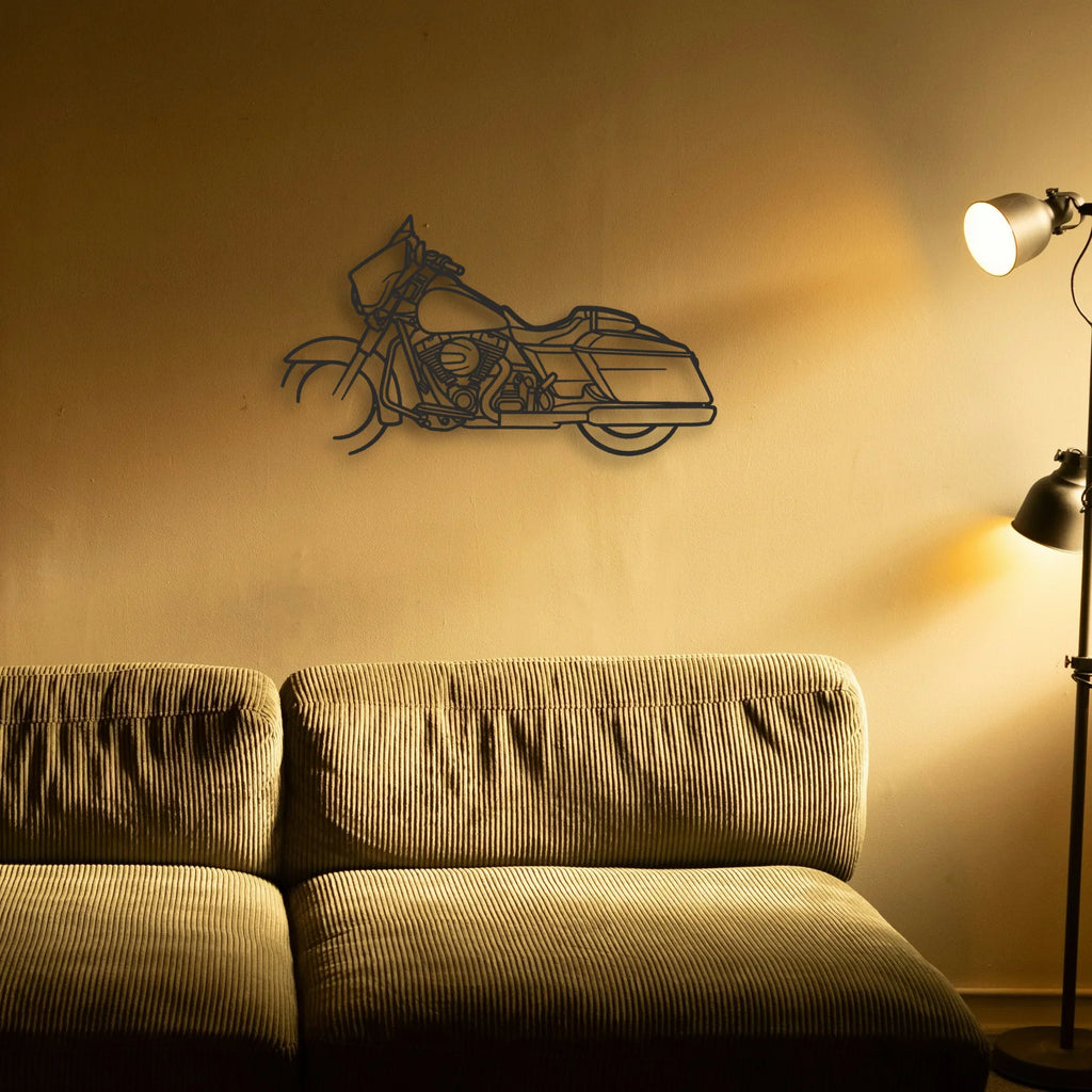 2015 Harley Davidson Street Glide Special Classic Motorcycle Silhouette Metal Wall Art - Tinvibe