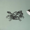2020 Kawasaki Ninja 400 Classic Motorcycle Silhouette Metal Wall Art - Tinvibe