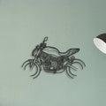 2023 Benelli 752 S E5 Classic Motorcycle Silhouette Metal Wall Art - Tinvibe