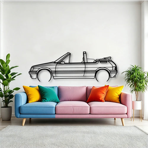 205 CTI 1988 Classic Silhouette Metal Wall Art - Tinvibe
