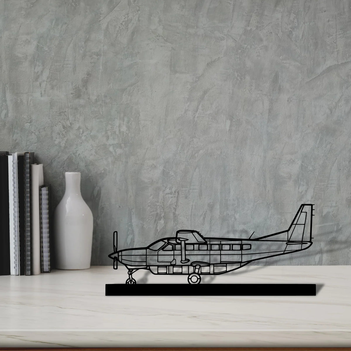 208-caravan Silhouette Metal Art Stand - Tinvibe