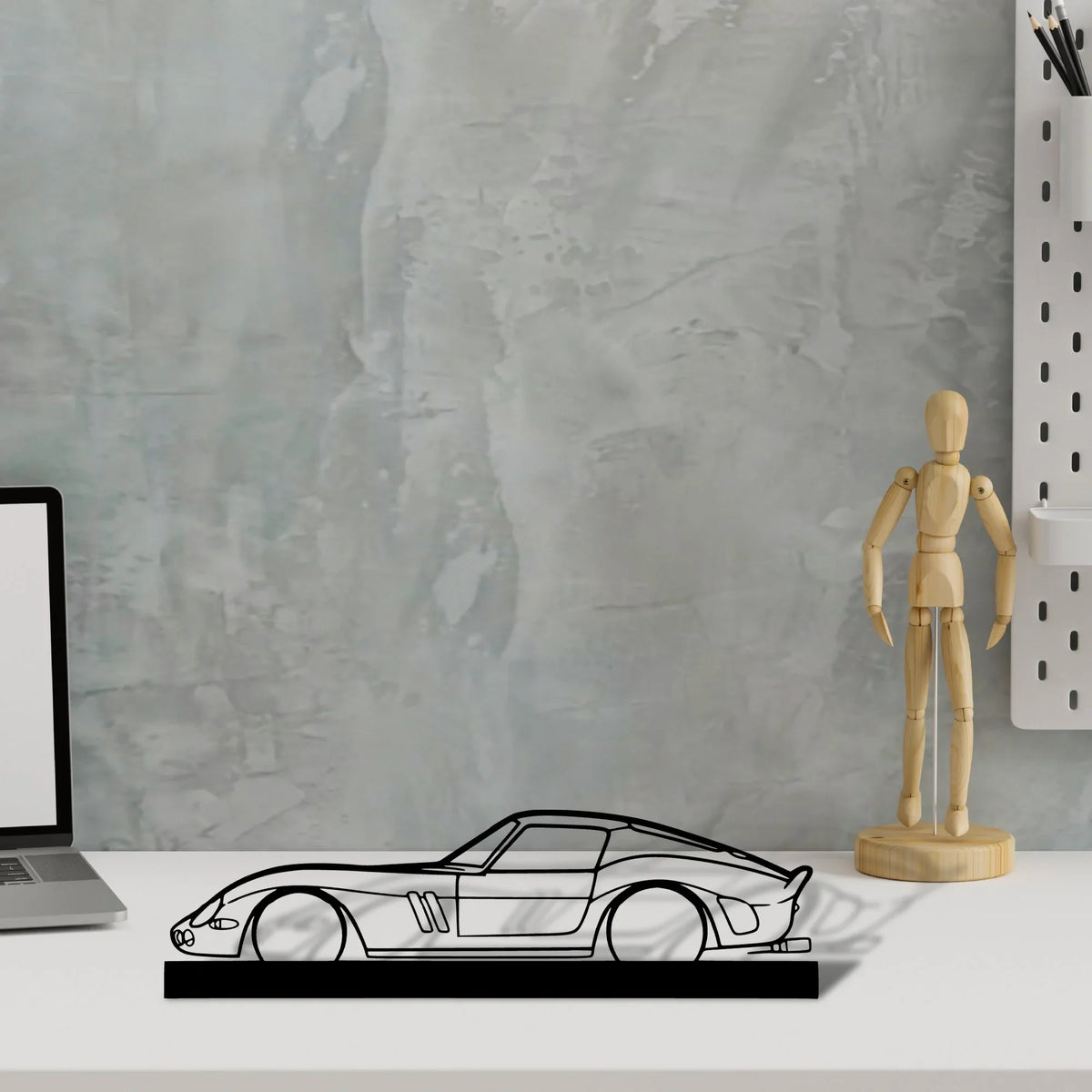 250-gto-1965 Silhouette Metal Art Stand - Tinvibe