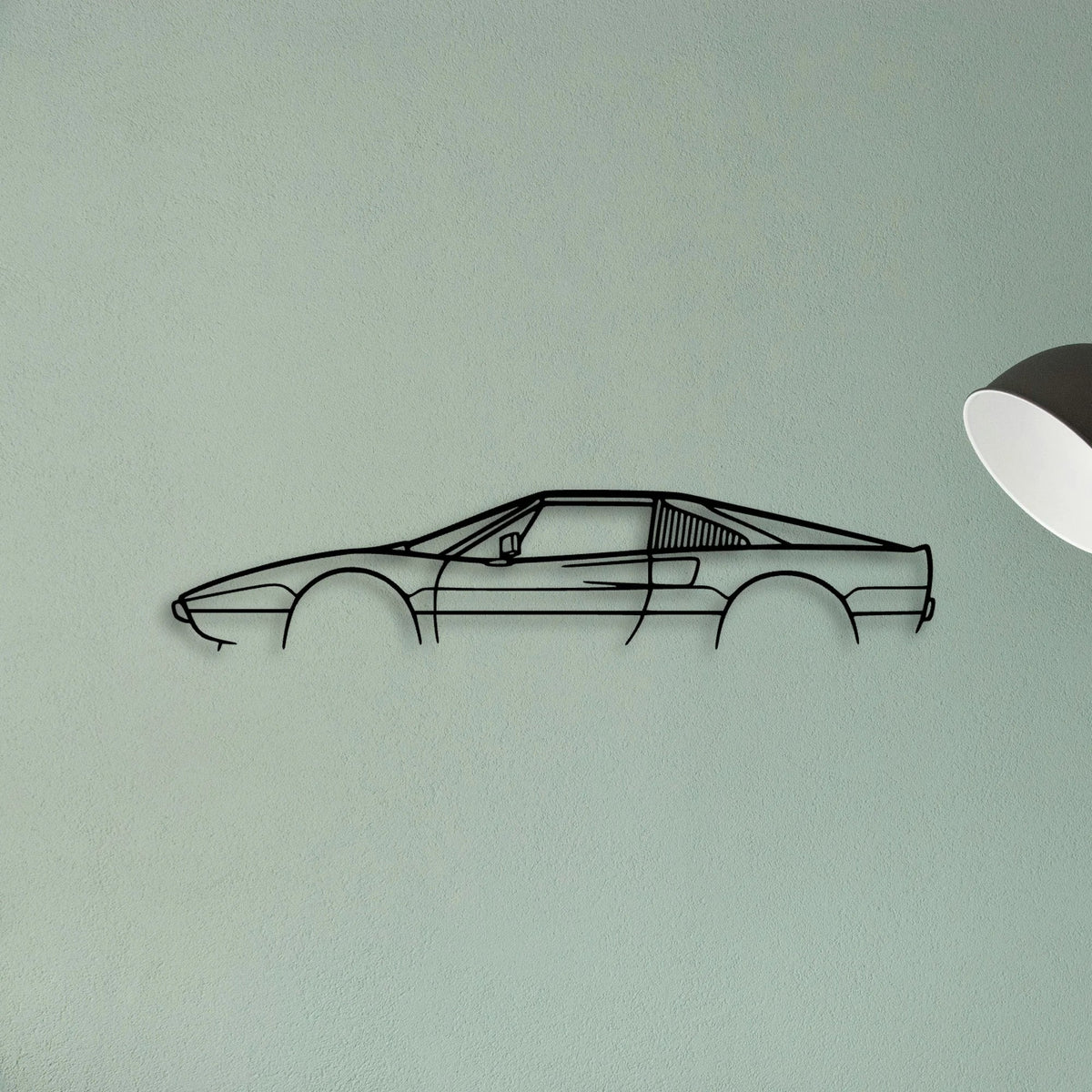 308 GTSI 1980 Classic Silhouette Metal Wall Art - Tinvibe