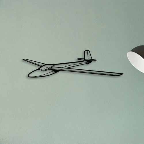 421C 2 Classic Aircraft Silhouette Metal Wall Art - Tinvibe