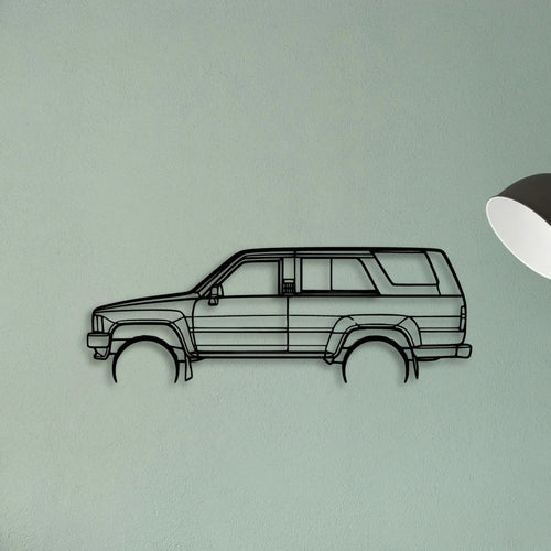 4Runner 1989 Classic Silhouette Metal Wall Art - Tinvibe