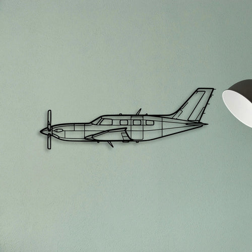 600M Sls Classic Aircraft Silhouette Metal Wall Art - Tinvibe