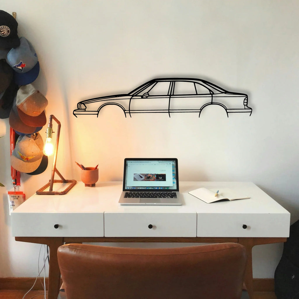 88 Classic Silhouette Metal Wall Art - Tinvibe