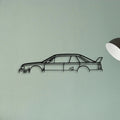 90 Quattro IMSA GTO Classic Silhouette Metal Wall Art - Tinvibe
