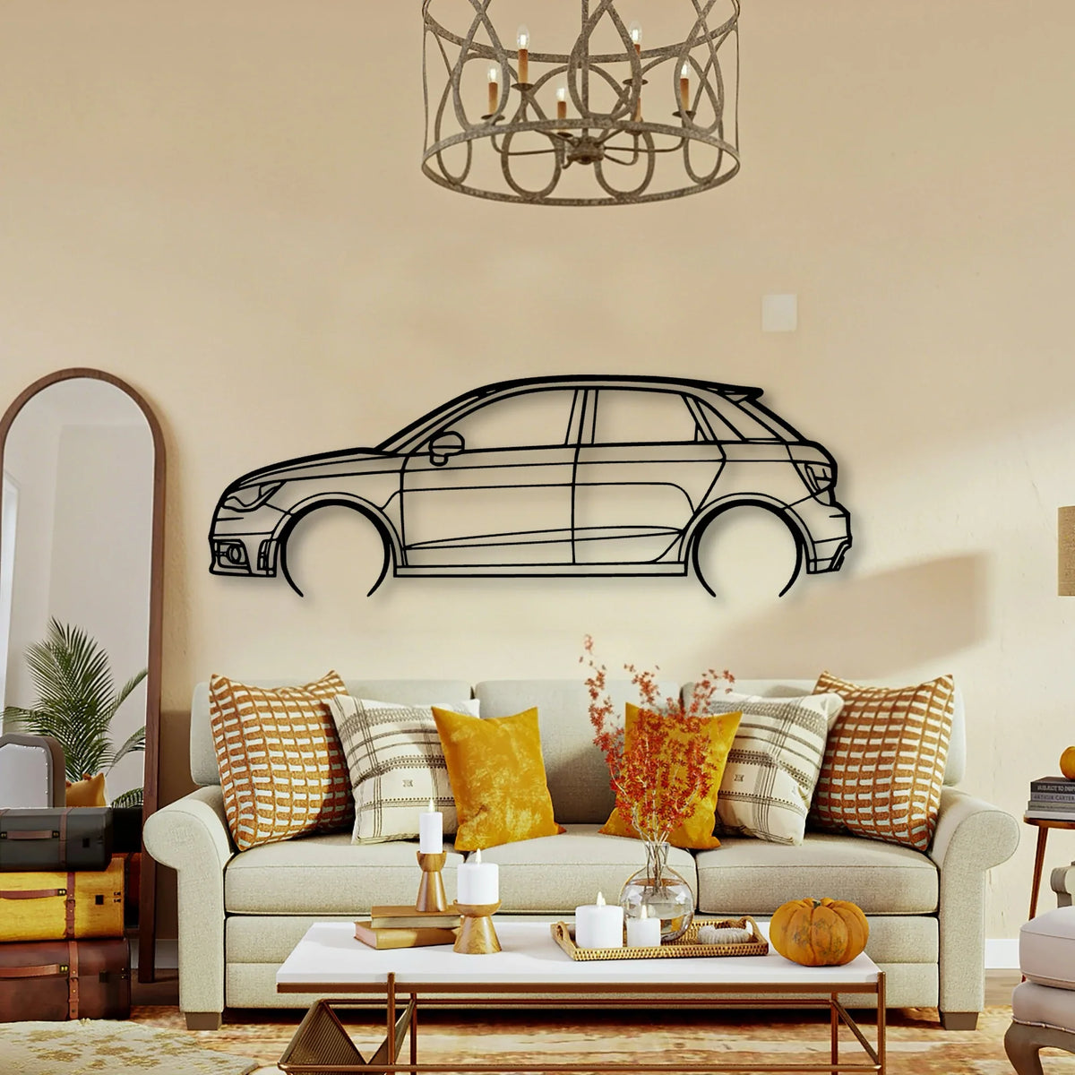 A1 Classic Silhouette Metal Wall Art - Tinvibe