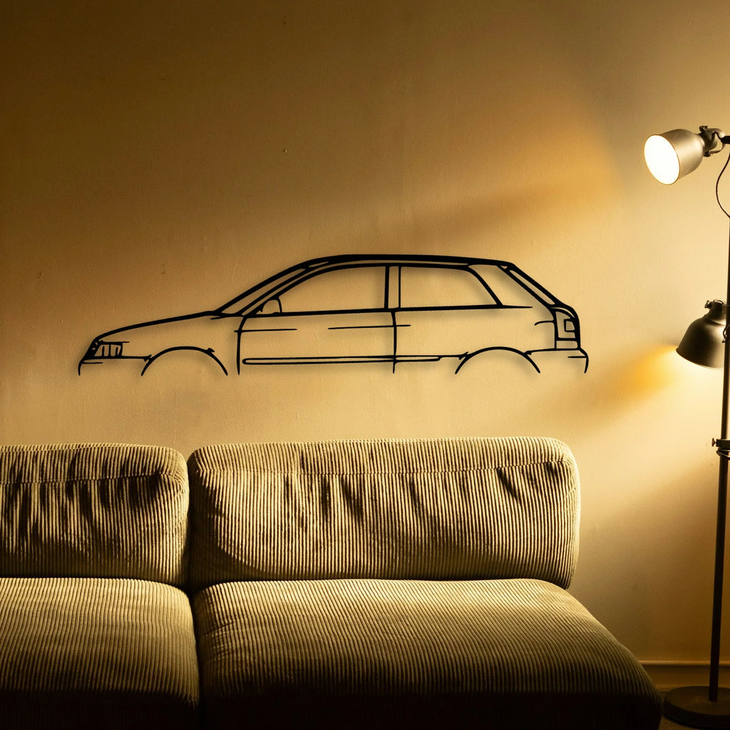 A3 S3 2000 Classic Silhouette Metal Wall Art - Tinvibe