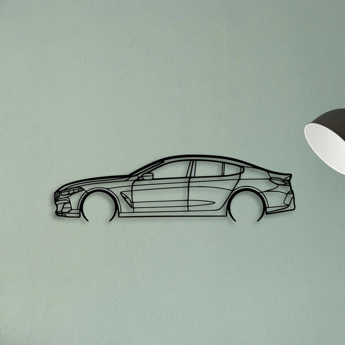 Alpina B8 Classic Silhouette Metal Wall Art - Tinvibe