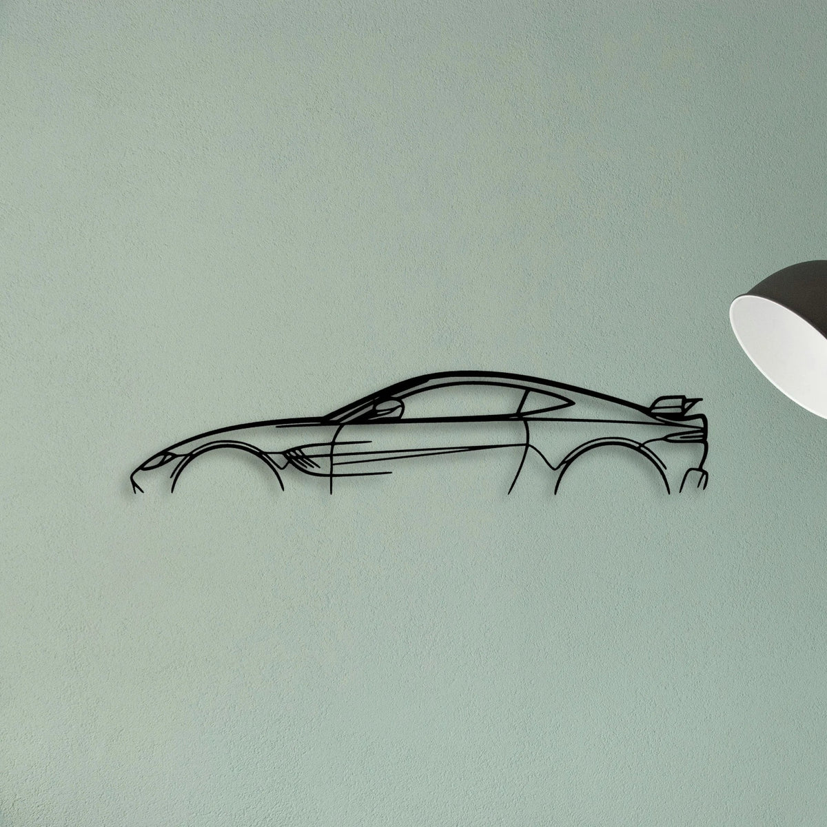 Aston Vantage F1 Edition Classic Silhouette Metal Wall Art - Tinvibe