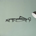 B02 50 2002 Classic Silhouette Metal Wall Art - Tinvibe