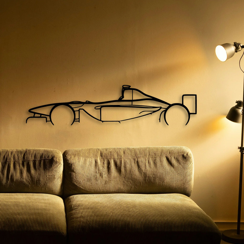 B02 50 2002 Classic Silhouette Metal Wall Art - Tinvibe
