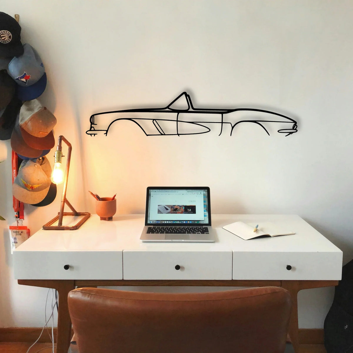 C1 1962 Classic Silhouette Metal Wall Art - Tinvibe