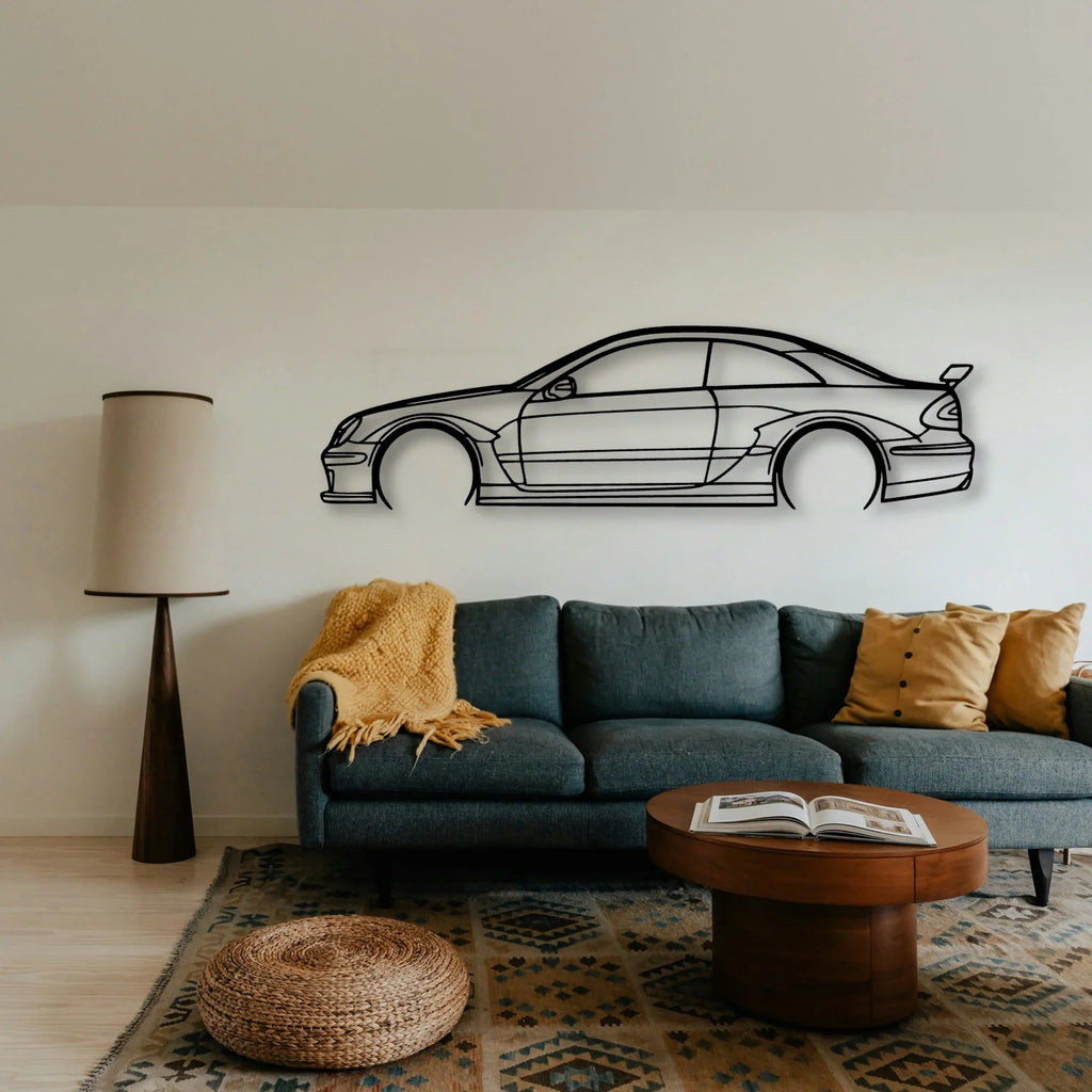 CLK DTM Classic Silhouette Metal Wall Art - Tinvibe