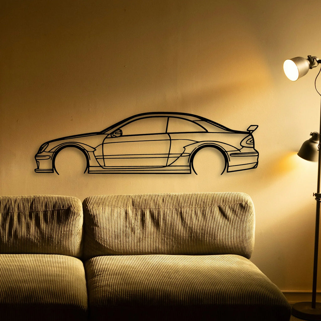 CLK DTM Classic Silhouette Metal Wall Art - Tinvibe