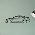 C V Classic Silhouette Metal Wall Art - Tinvibe