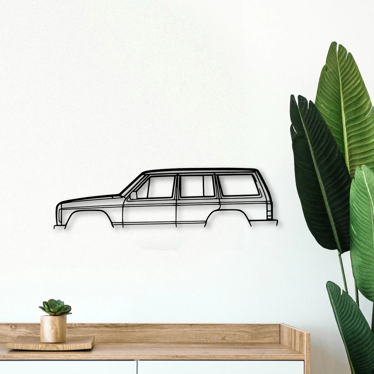 Cherokee 2000 Classic Silhouette Metal Wall Art - Tinvibe