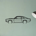 Comet 1973 Classic Silhouette Metal Wall Art - Tinvibe