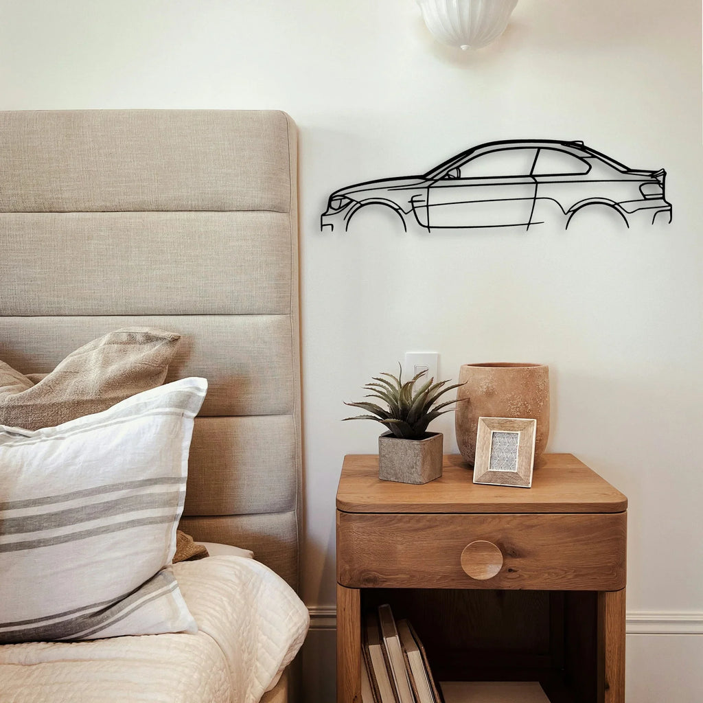 E82 1M Classic Silhouette Metal Wall Art - Tinvibe