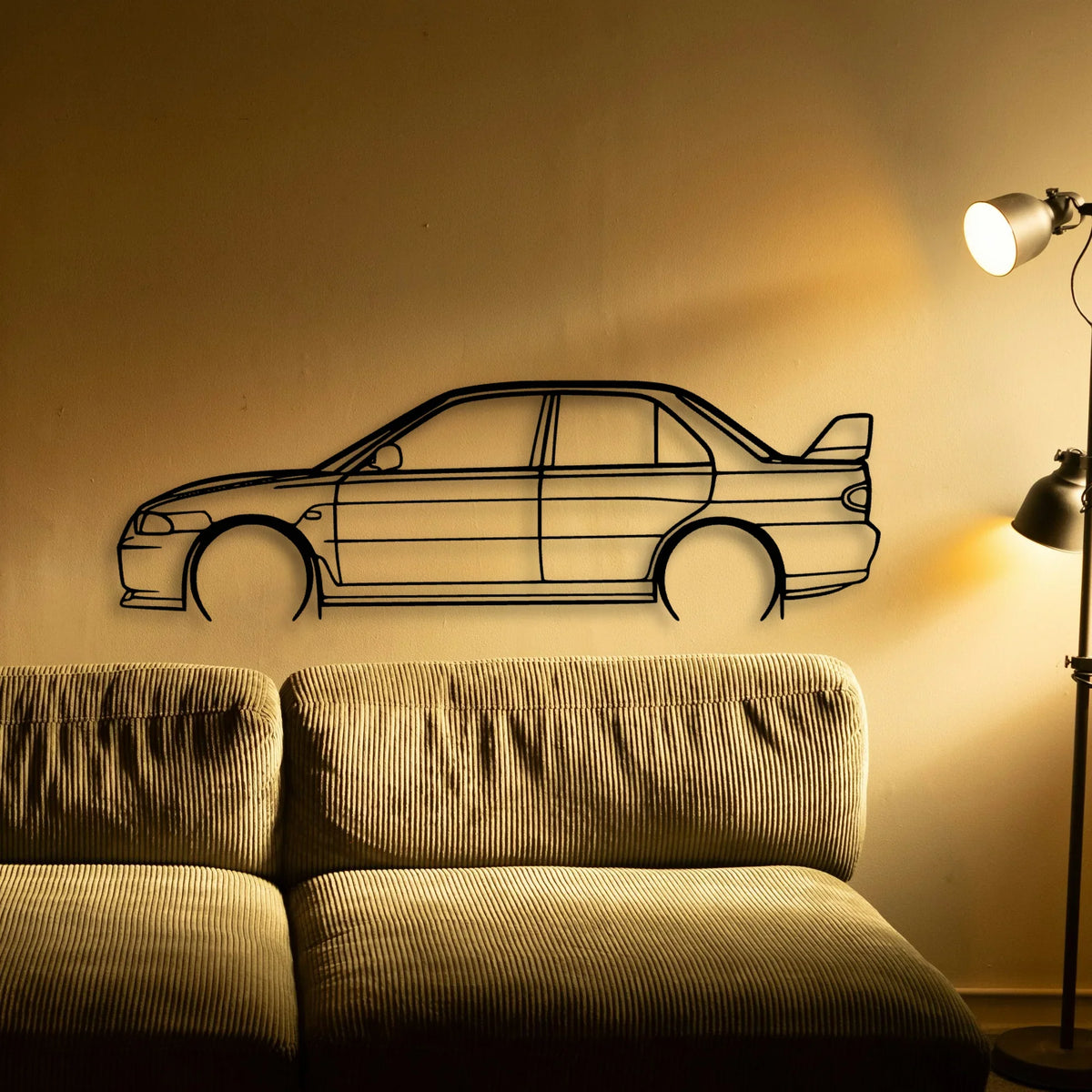EVO 3 Classic Silhouette Metal Wall Art - Tinvibe