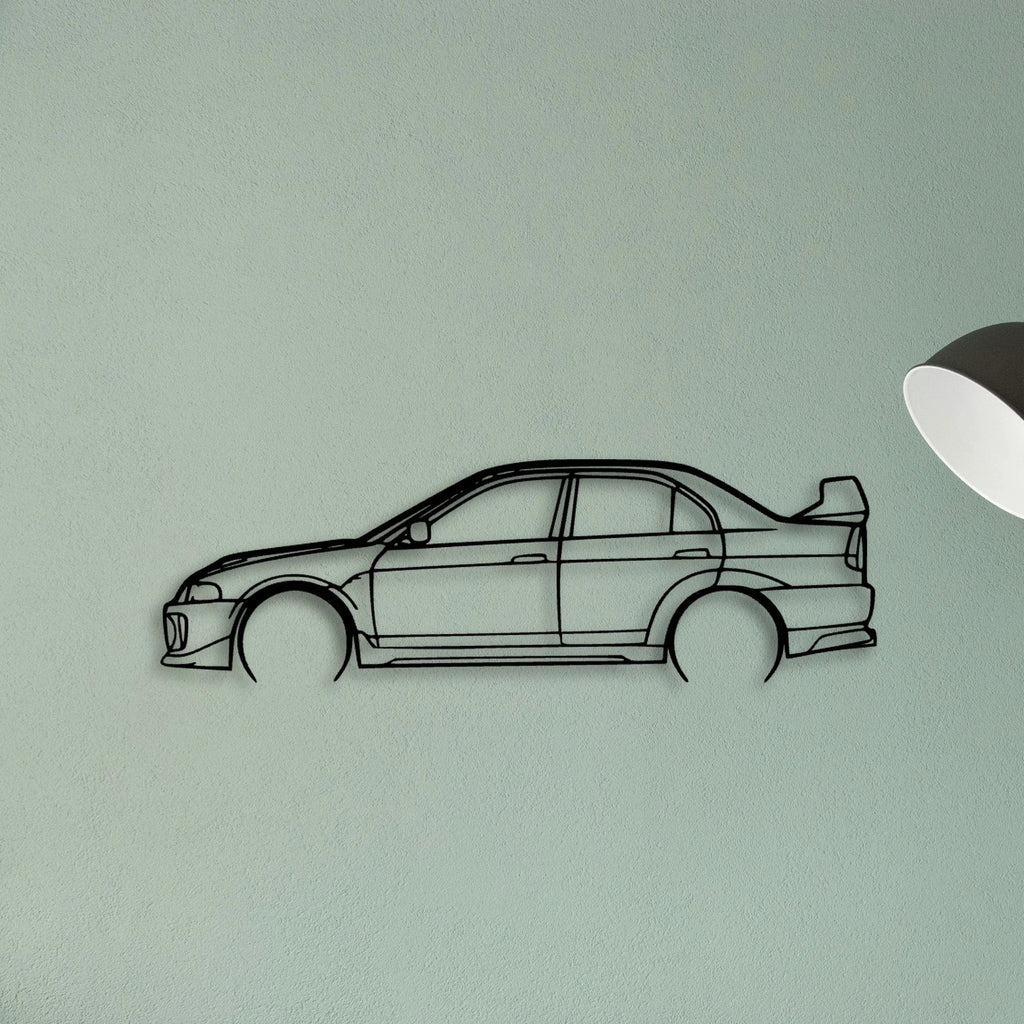 EVO V Classic Silhouette Metal Wall Art - Tinvibe