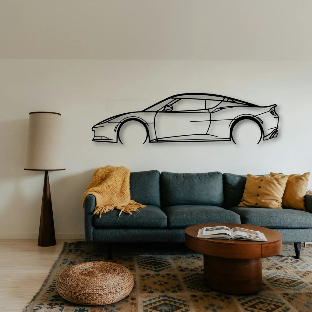 Evora S Classic Silhouette Metal Wall Art - Tinvibe