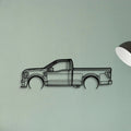 F150 SS Classic Silhouette Metal Wall Art - Tinvibe