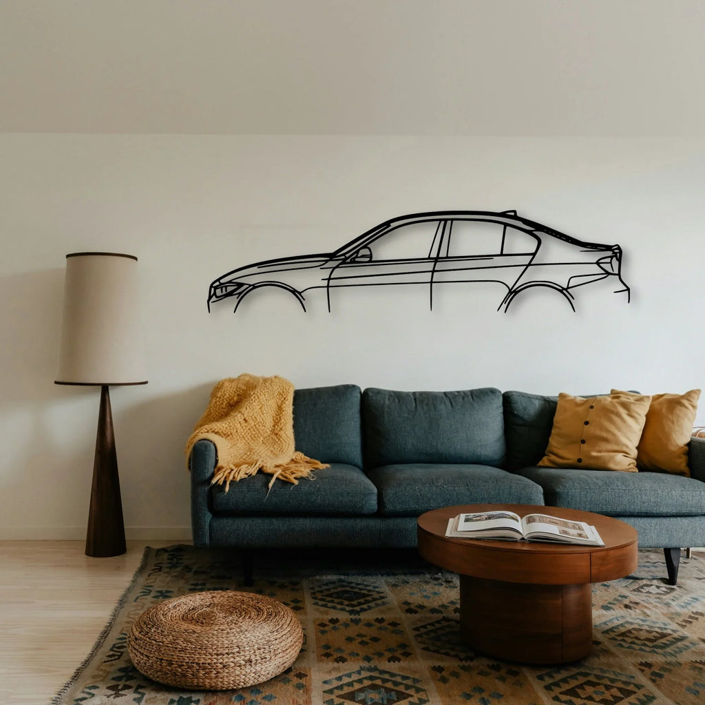 F30 Classic Silhouette Metal Wall Art - Tinvibe