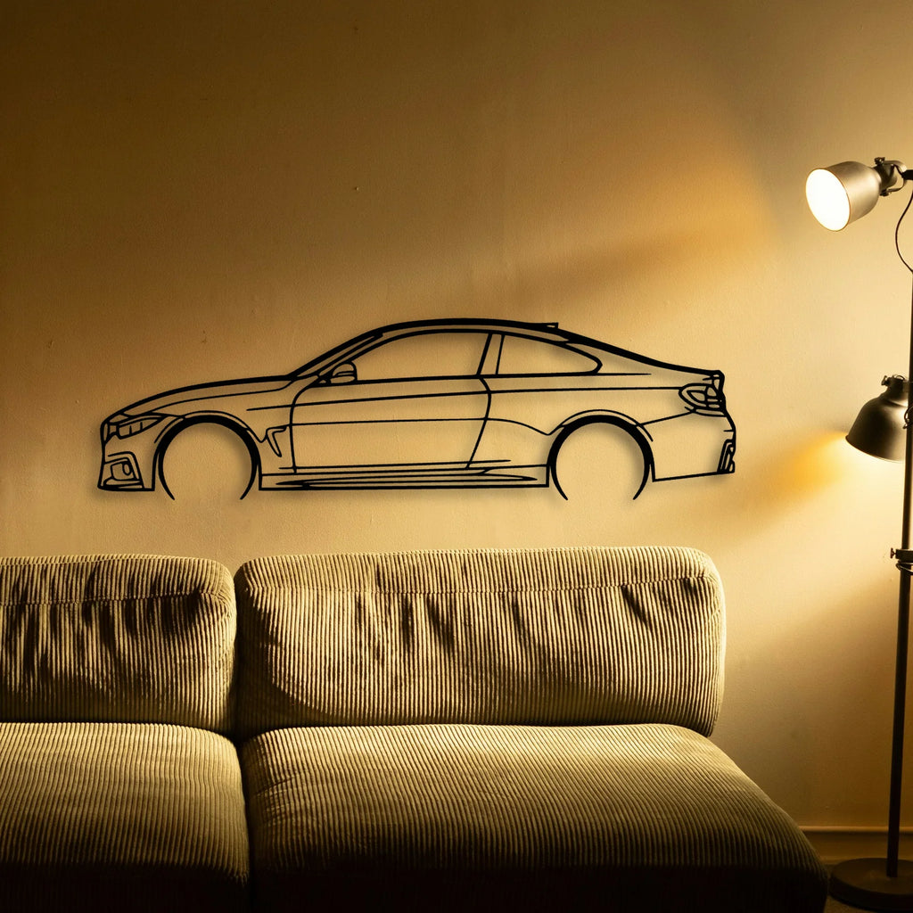 F32 M Classic Silhouette Metal Wall Art - Tinvibe