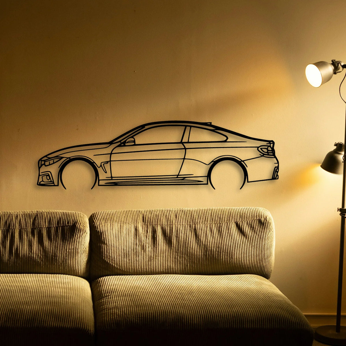 F32 M Classic Silhouette Metal Wall Art - Tinvibe