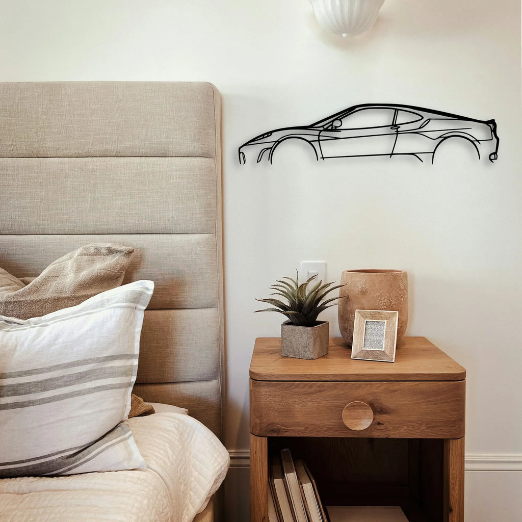 F430 Classic Silhouette Metal Wall Art - Tinvibe