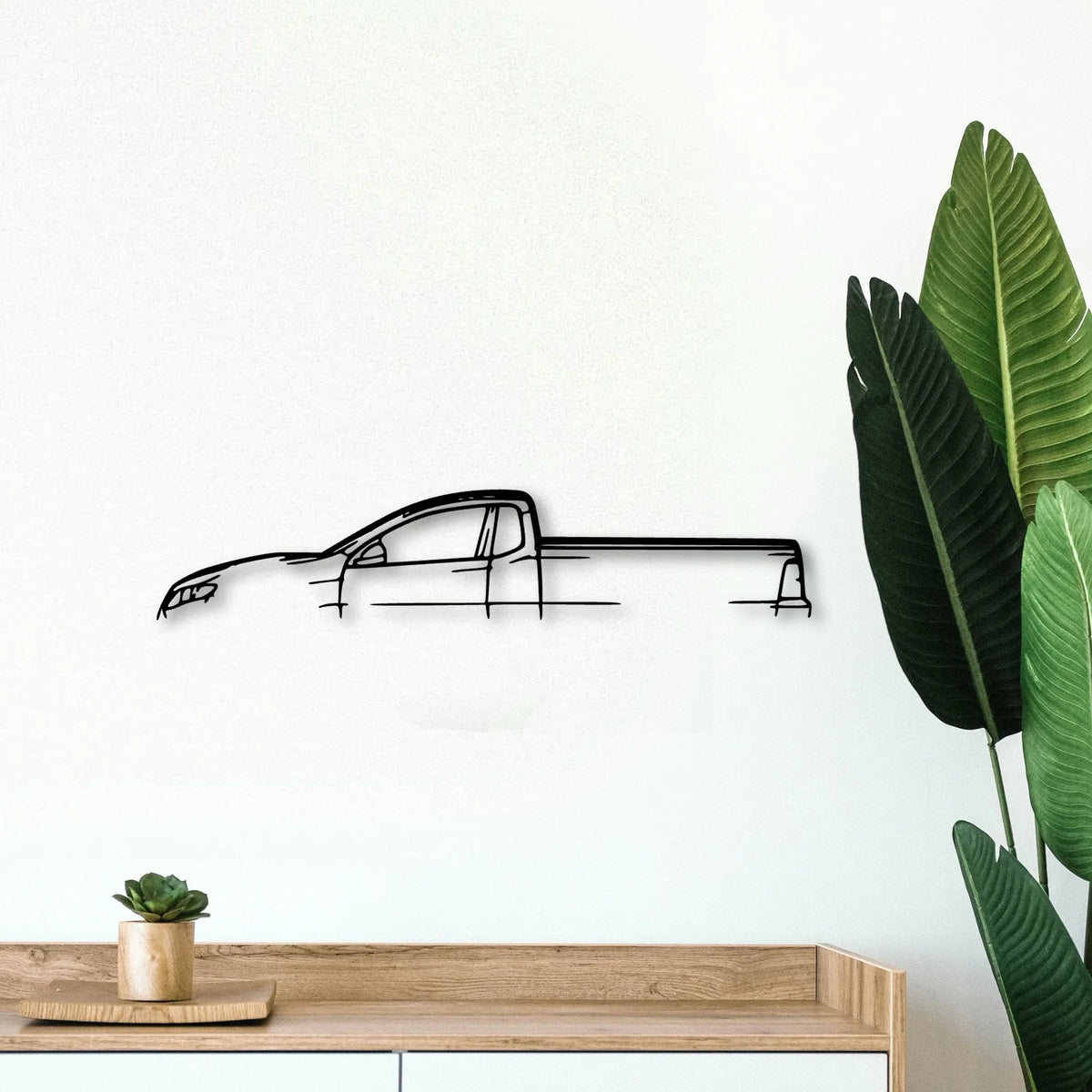 F6 Falcon UTE Classic Silhouette Metal Wall Art - Tinvibe
