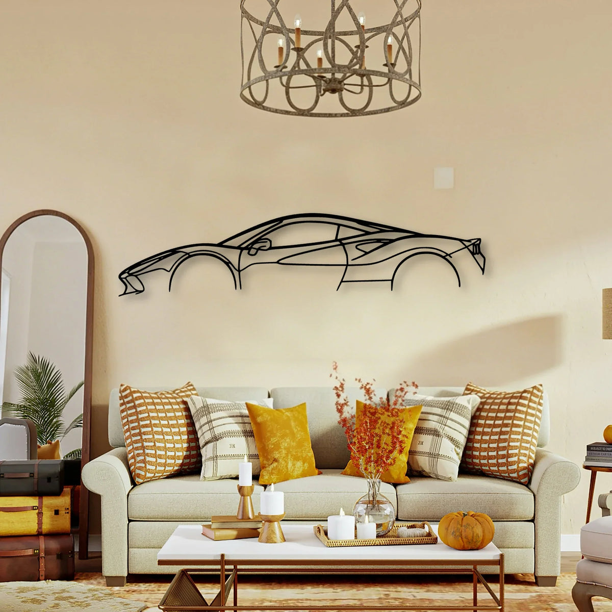F8 2 Classic Silhouette Metal Wall Art - Tinvibe