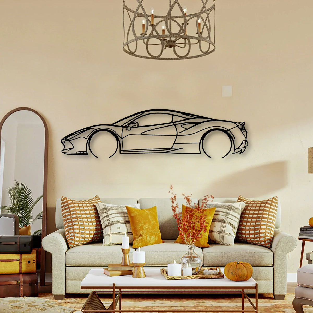 F8 3 Classic Silhouette Metal Wall Art - Tinvibe