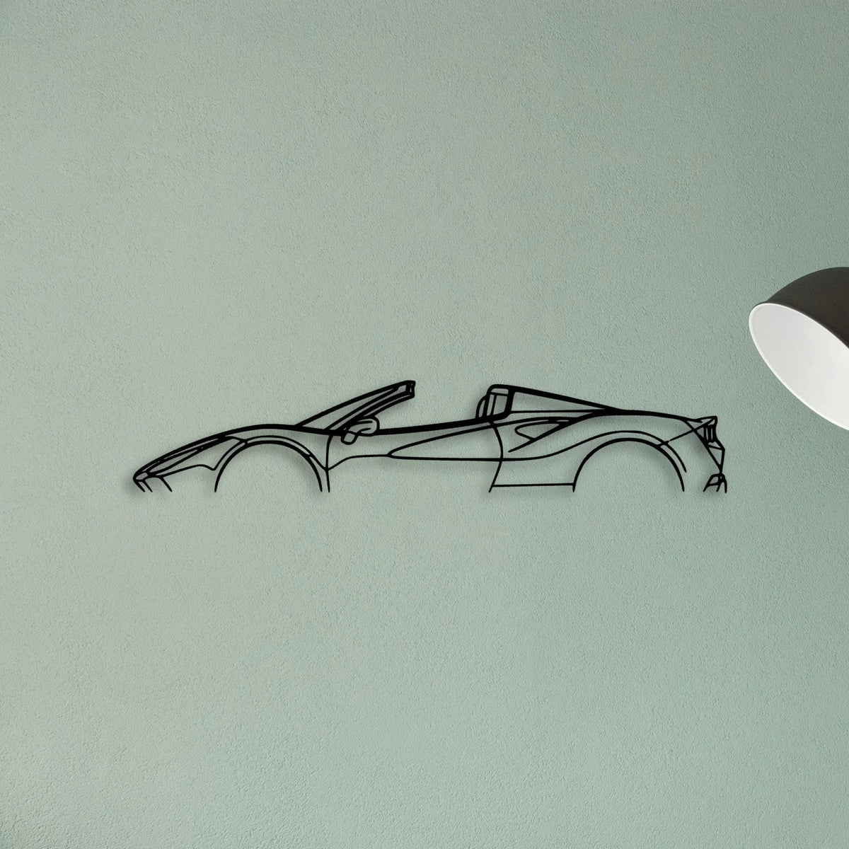 F8 Spider Classic Silhouette Metal Wall Art - Tinvibe