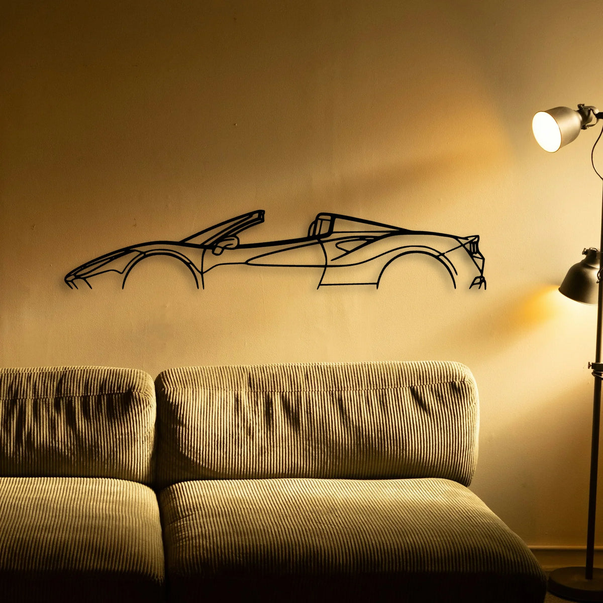F8 Spider Classic Silhouette Metal Wall Art - Tinvibe