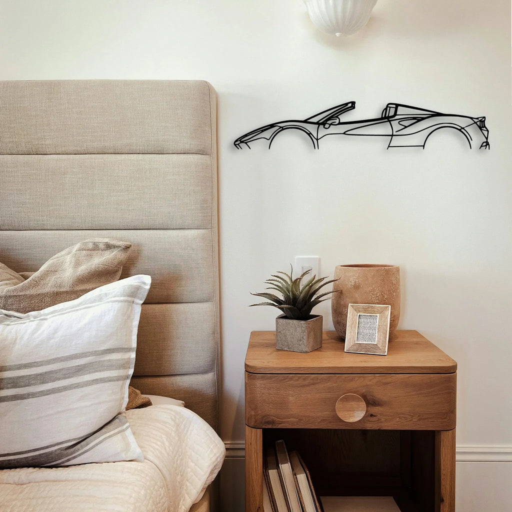 F8 Spider Classic Silhouette Metal Wall Art - Tinvibe