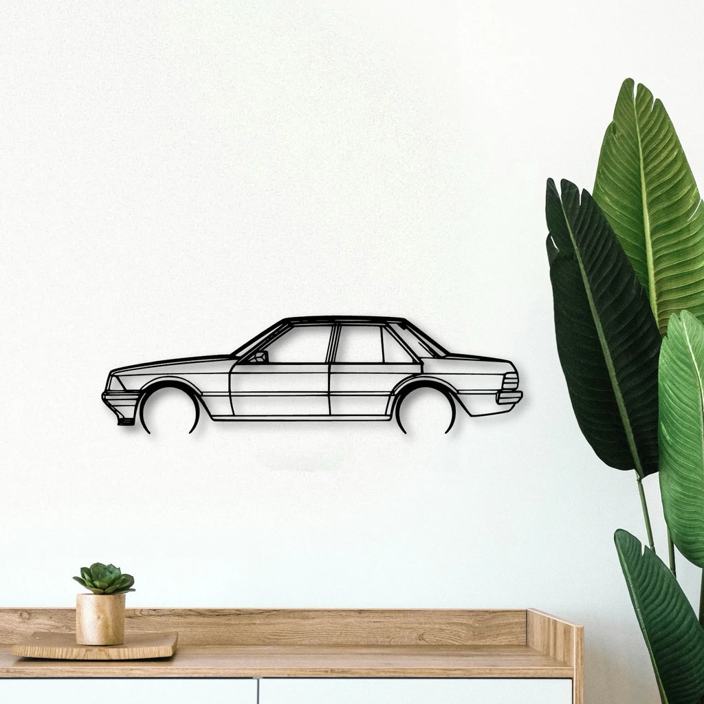 Fairmont 1981 Classic Silhouette Metal Wall Art - Tinvibe