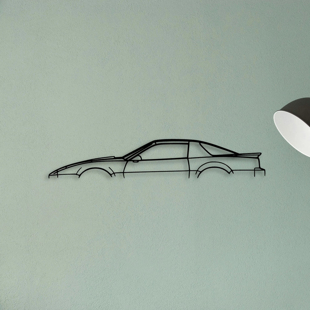 Firebird 1988 Classic Silhouette Metal Wall Art - Tinvibe