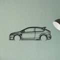 Focus RS LV Classic Silhouette Metal Wall Art - Tinvibe
