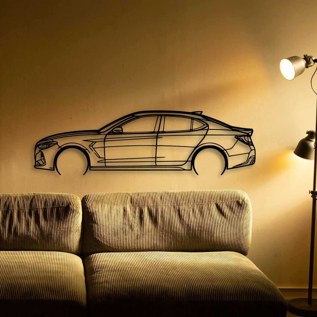 G70 2019 Classic Silhouette Metal Wall Art - Tinvibe